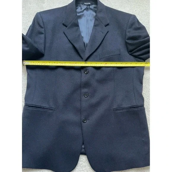 Today'sMan Pure Cashmere Blazer Made In Italy R44 Inch Deep Navy - Picture 8 of 16